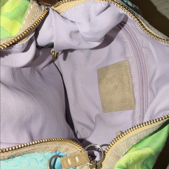 Colorful Coach Patchwork Purse - Picture 6 of 8